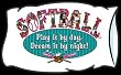 Softball Monkey Pillowcase