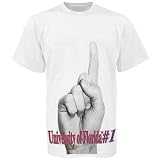 Florida Gators White #1 Fan Hand T-shirt