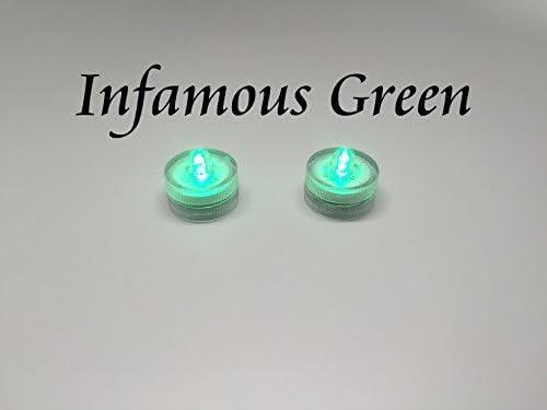 Reglow 2 Pack - Longboard, Skateboard, and Scooter LED Lights Multicolor - A Perfect Compliment to Light up Wheels (Infamous Green)