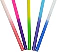 Go-2 Products AST500MIX Color-changing Heavyweight Straw, 9" Length, Five Assorted Colors (Pack of 500)