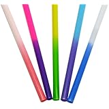 Go-2 Products AST500MIX Color-changing Heavyweight Straw, 9" Length, Five Assorted Colors (Pack of 500)