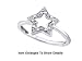 Jewelry : Stunning 10k. Solid Gold Genuine Diamond Star Ring