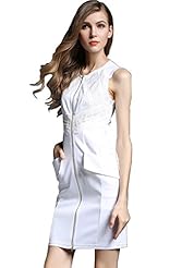 Cocktail Sleeveless Bodycon Dress/Evening Dress/Homecoming Dress/Party Dress/Wedding Dress/Mini Dress 