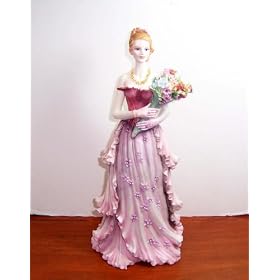 Bridesmaid Figurine -- 11 Pink