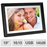 Aluratek ADMPF119 19-Inch Digital Photo Frame with 2 GB Built in Memory