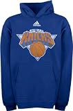 New York Knicks Youth Adidas Team Logo Fleece Hooded Sweatshirt