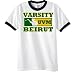 UVM Varsity Beirut Ringer T-Shirt