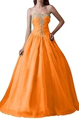 Strapless Organza Natural   Waistline Lace-Up    Ball Gown Quinceanera Dress  With Rhinestones