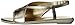 Nine West Women's Golper Metallic Dress Sandal