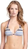 Splendid Women's Rainbow Stripe Triangle String Bikini Top