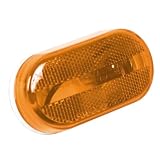 Blazer B484W1A Amber rectangular dual bulb clearance marker-1 each by Blazer