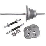 CAP Barbell Regular Grey 160 lb Weight Set