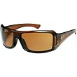 Fox Racing The Median Men's Racewear Sunglasses w/ Free B&F Heart Sticker Bundle - Rootbeer/Bronze