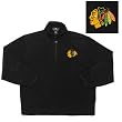 Chicago Blackhawks NHL "Glacier" Fleece Pullover Sweatshirt (Black)