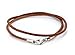BICO 3mm Brown Leather Necklace (CL7 Brown)