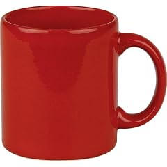 Effektglasuren Henkelbecher 330 ml kirschrot