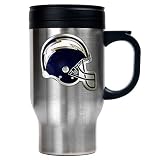 San Diego Chargers 16oz Stainless Steel Travel Mug (Primary Logo)
