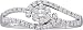 Beautiful White Gold 1/4 Ctw Diamond Promise Ring " Size 7 " ** FREE SHIPPING **