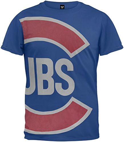 Chicago Cubs - Overgrown Logo Soft T-Shirt - Large