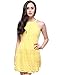OMEYA.WANSHIDA.Women Party Flare Lace High Neck Sleeveless A-line Mini Dress