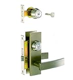 TOSTEM(トステム) 玄関 MIWA TE-01 + LE-01LV レバーハンドル　ドアノブ 交換 取替え 玄関向け M-48 M48 TE01 LE01LV