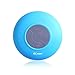 Ecandy Bluetooth Shower Speaker, Wataer Resistant, Hands-free Portable Speakerphone with Mic, Suction Cup for Showers, Bathroom, Pool, Boat, Car, Beach, Outdoor Use and other activities (Blue)