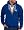 TUXEDO with WHITE FLOWER Tux Adult Pullover Hooded Sweatshirt Hoodie - Royal, 2XL