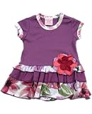 Baby Nay Brush Floral Overlay Onesie