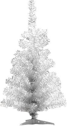 HAB & GUT (XM032) Weihnachtsbaum WEISS 60 cm