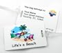 Personalized Luggage Tag - Life's a Beach