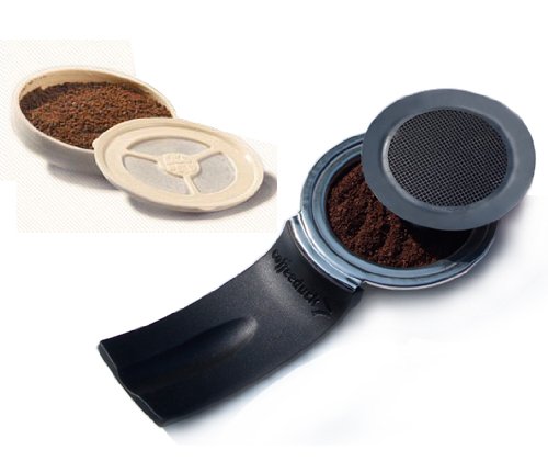 Coffeeduck and Ecopad Bundle For Senseo Classic - Permanent Refillable Coffee Filter for the Senseo models HD7810-HD7819 - Create your own custom strength and Flavor