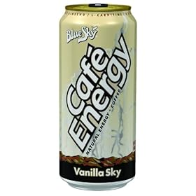 Blue Sky Cafe Energy Vanilla Sky, 15-Ounce Cans (Pack of 12)