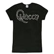 Queen - Sequined Logo Ladies T-Shirt