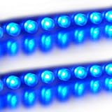 1 x BLAU 24 LEDs LED Licht Aquarium Dekoration Beleuchtung Mondlicht 24cm