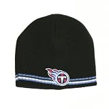 Tennessee Titans Ribbed Striped Knit Beanie