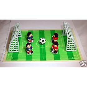 Football Pitch Cake Decoration Kit