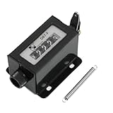 uxcell 数取器　引くカウンタ　引っ張るストロークプルカウンタ　D67-F　機械リセッタ　5桁　ストロークプル　新品