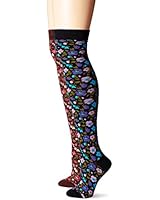 K. Bell Women's Floral Over The Knee Sock (2-Pack)