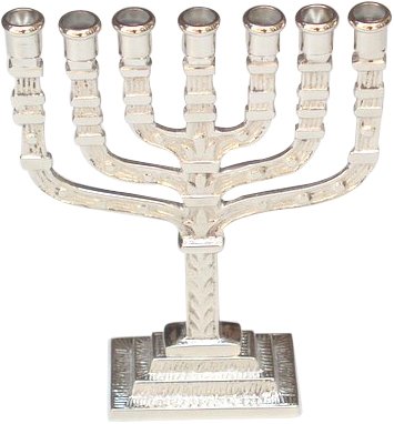 Menorah 7 Candle with 4.5x1.5x6 H