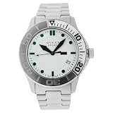 Gucci G Timelss Silver Dial Stainless Steel Mens Watch YA126232