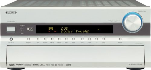 Onkyo TX SR 805 7.1 AV-Receiver (THX-Ultra2 zertifiziert, HDMI, TrueHD, DTS-HD) silber