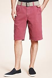 North Coast Pure Cotton Belted Chino Shorts