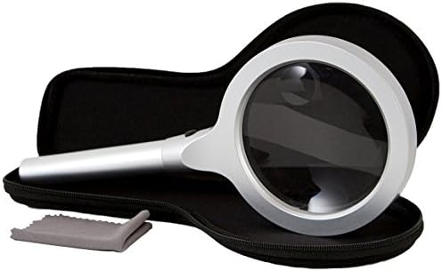 LED Light Illuminating Handheld Magnifier