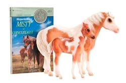BREYER HORSES MISTY & STORMY MODEL & BOOK SET