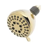 Delta 75555PB Universal Showering Components 5 Setting Showerhead, Polished Brass