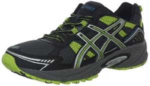 ASICS Men's GEL-Venture 4 Running Shoe,Black/Lightning/Lime,12 M US