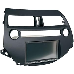 Scosche HA1707DGB 2008 Honda Accord NON-Navigation DIN With Pocket and Double DIN (Dark Grey)