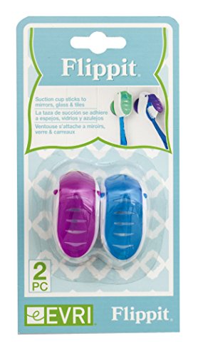 Evriholder flp-th-2pk flippit toothbrush holders, set o…