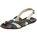 Fly London Women's Mantra Slingback Flat Petrol/Offwhite P141140010 5 UK