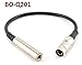 CablesOnline 1ft 6.35mm(1/4in) TRS Stereo Female to 5-Pin Din Male Professional Premium Audio Adapter for Bang & Olufsen, Naim, Quad...Stereo Systems (BO-Q201)